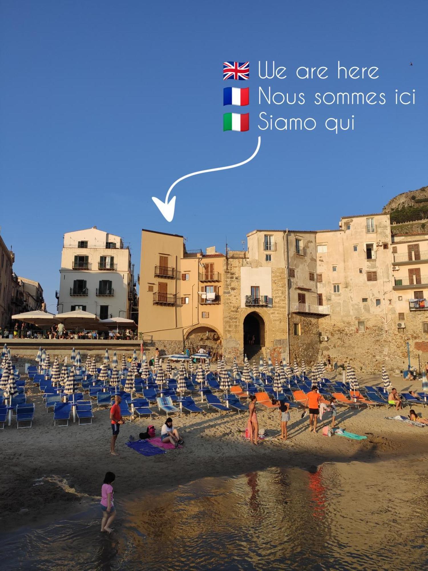 Casa Vacanze Tramonto Alla Marina Cefalù Kültér fotó